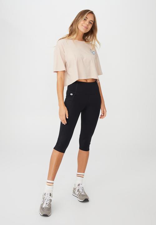 Cotton On - Ultimate pocket capri - black