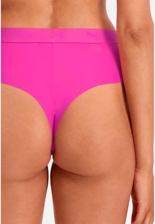 PUMA - Puma women high waist sporty string 2pack - deep orchid
