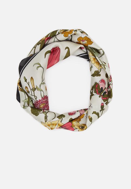 Superbalist - Delicate floral print neckerchief - multi