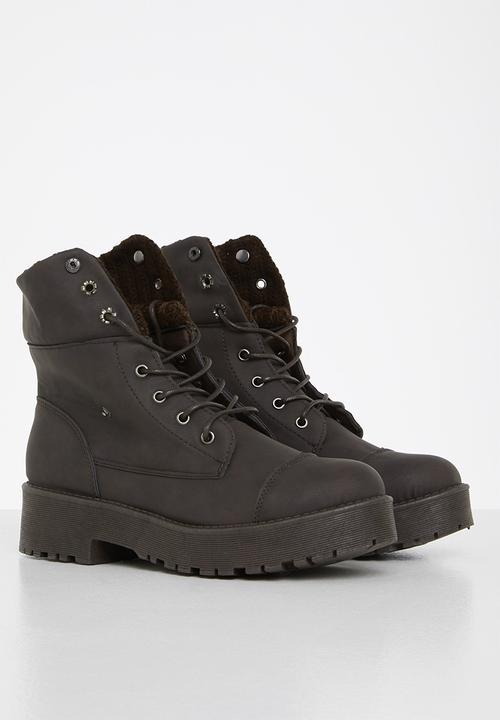 Seduction - Lined hiking boot - choc