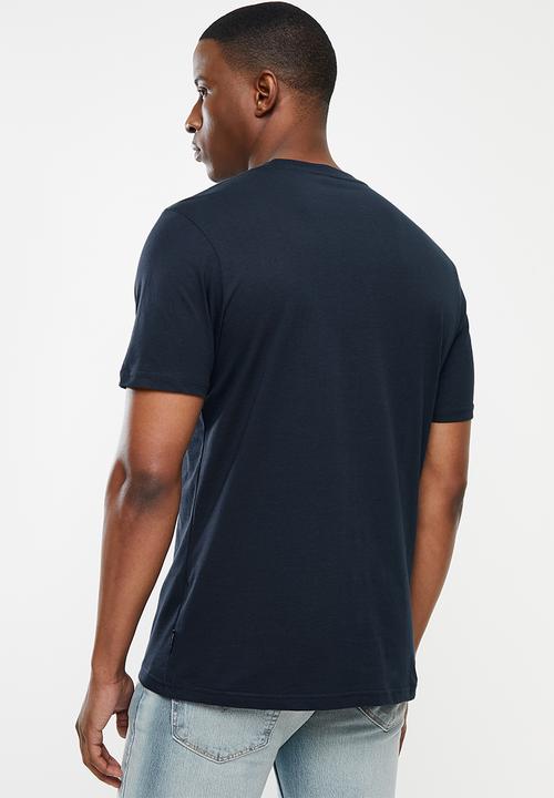 Ben Sherman - Ska check short sleeve target tee - navy