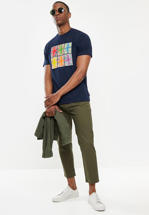 Ben Sherman - Painted jacks tee - navy