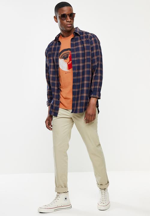 Ben Sherman - Music mash tee - anise