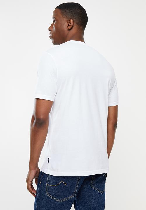 Ben Sherman - Ska check short sleeve target tee - white