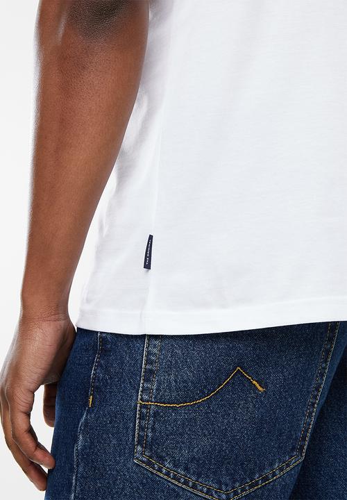Ben Sherman - Ska check short sleeve target tee - white