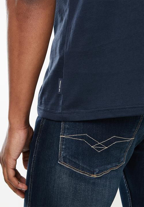 Ben Sherman - 45 Records tee - navy