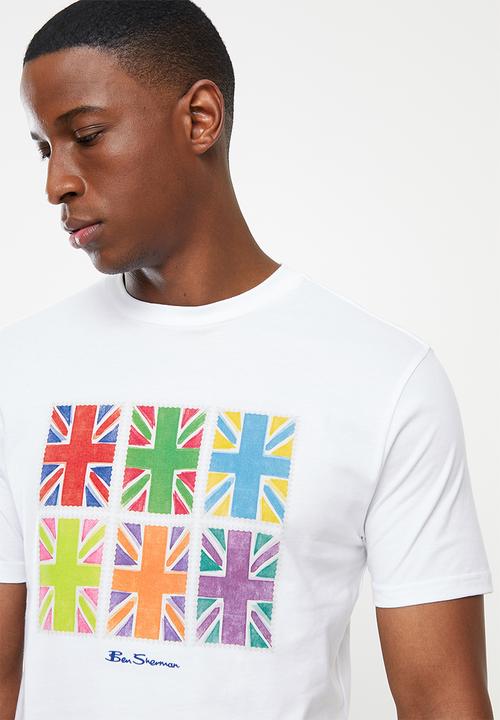 Ben Sherman - Painted jacks tee - white