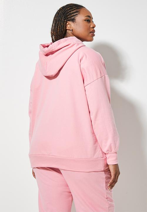 Superbalist - Longline hoodie - sea pink