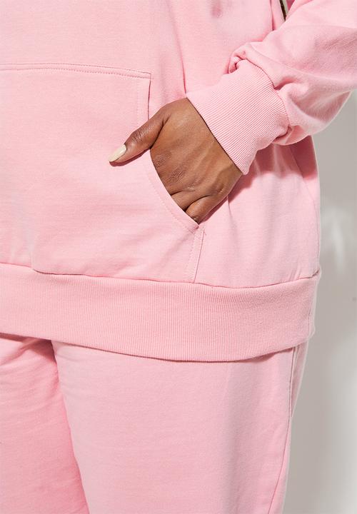 Superbalist - Longline hoodie - sea pink