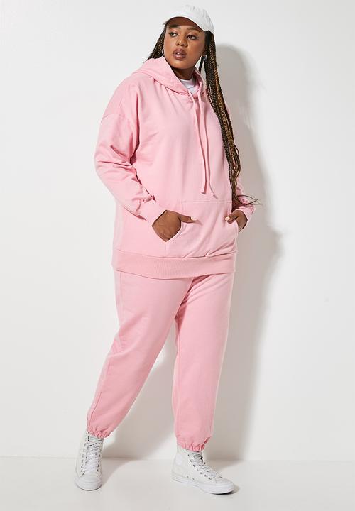 Superbalist - Longline hoodie - sea pink
