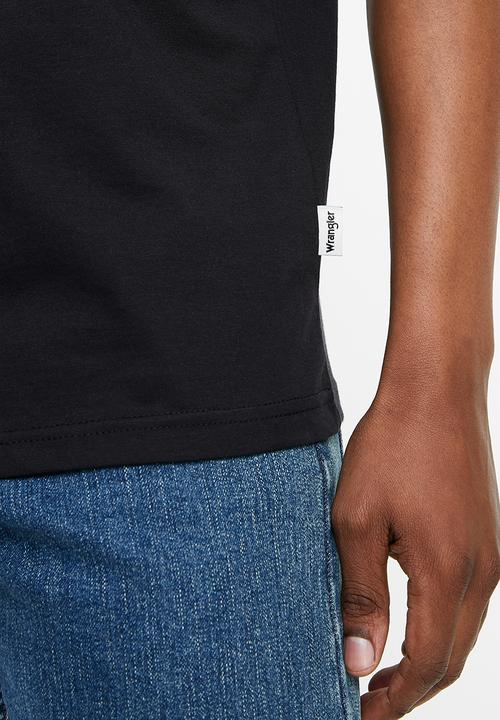 Wrangler - Big w tee - black