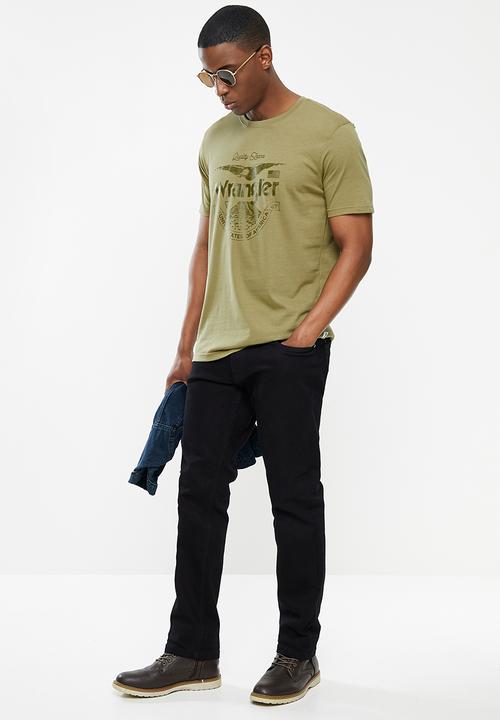 Wrangler - Usa tee - green