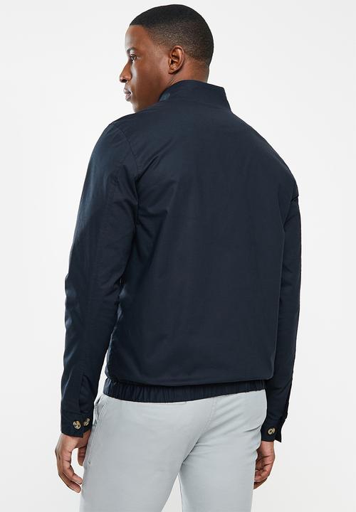 POLO - Funnel Harington Jacket  - Navy