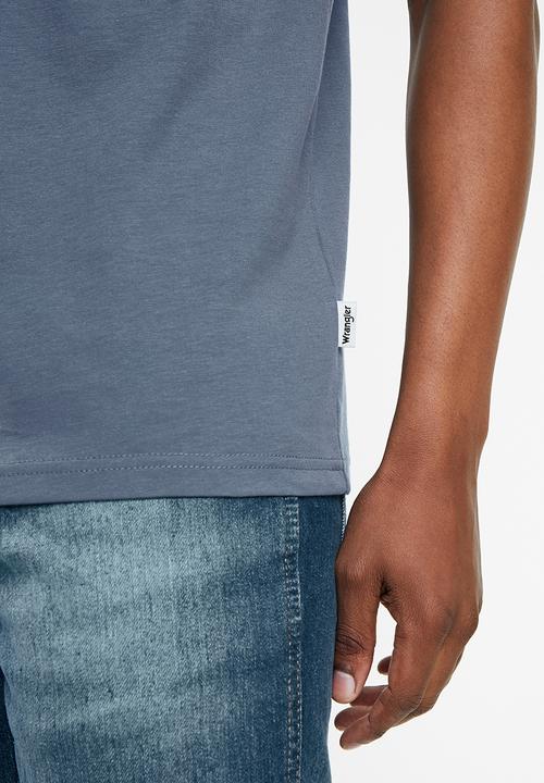 Wrangler - Classic tee - vintage blue