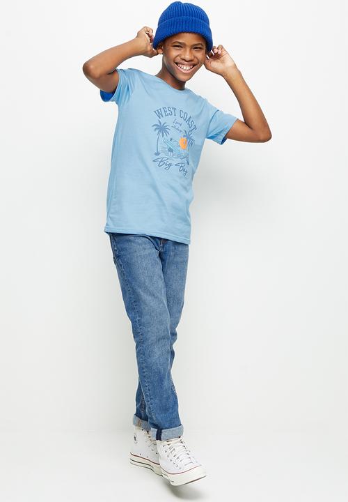 Rebel Republic - Boys graphic tee - blue