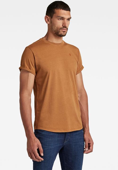 G-STAR - Lash r t short sleeve - dk vulcan gd