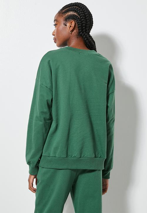 Superbalist - Crew neck sweat - trekking green