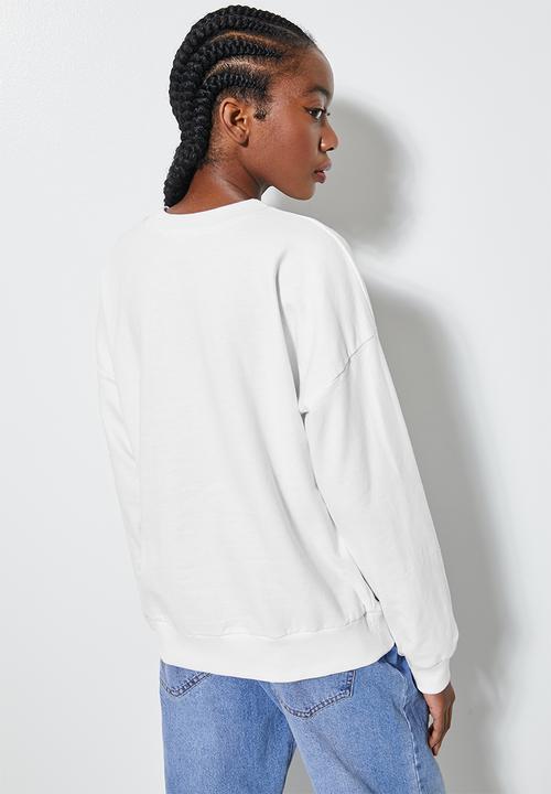 Superbalist - Graphic crew - white