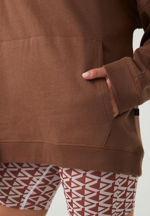 Cotton On - Plush oversized  hoodie - toasted hazelnut