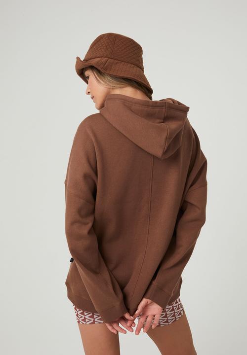 Cotton On - Plush oversized  hoodie - toasted hazelnut