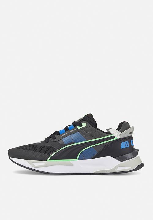PUMA - Mirage sport tech - dark shadow-puma black-elektro green