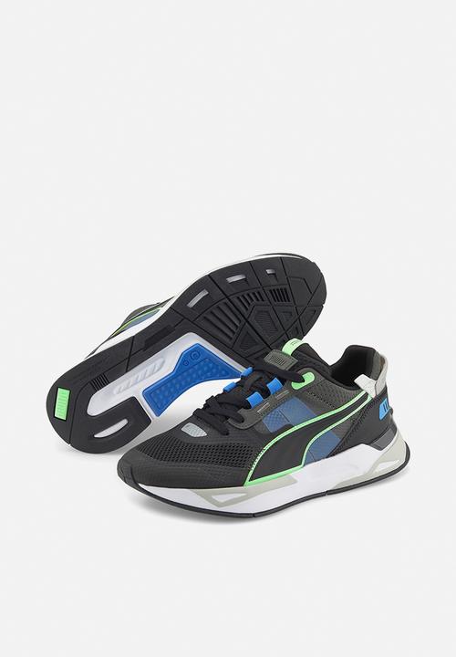 PUMA - Mirage sport tech - dark shadow-puma black-elektro green