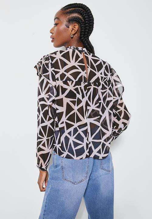 Superbalist - Femme blouse - handrawn abstract triangle