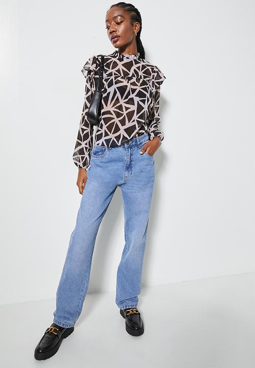 Superbalist - Femme blouse - handrawn abstract triangle