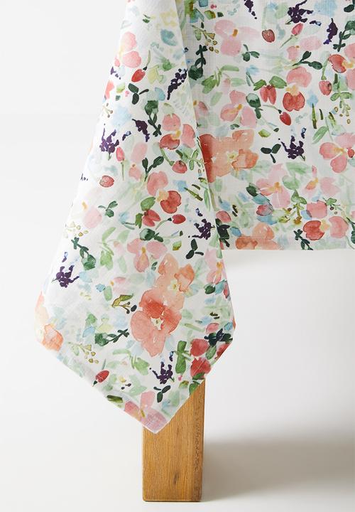 Sixth Floor - Repeat tile tablecloth - multi