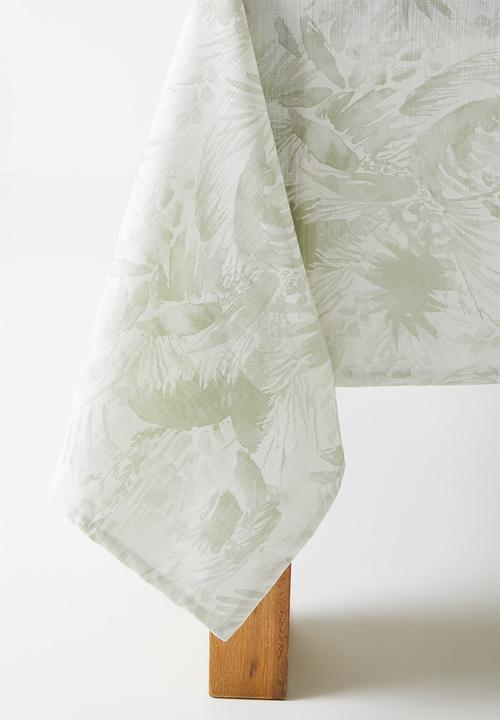 Sixth Floor - Tropical tablecloth - sage