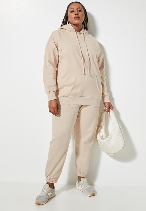 Superbalist - Longline hoodie - stone