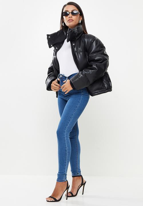 Missguided - Petite recycled vice skinny jeans - blue