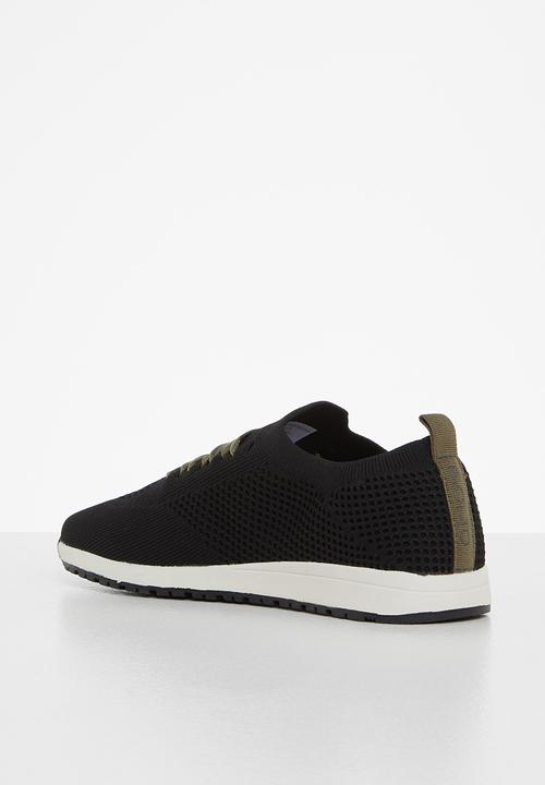 POLO - Classic knitted runner - black