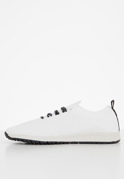POLO - Classic knitted runner - white