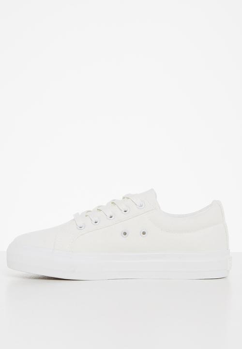 POLO - Classic canvas sneaker - white