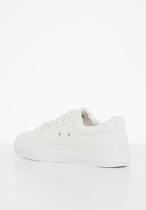 POLO - Classic canvas sneaker - white