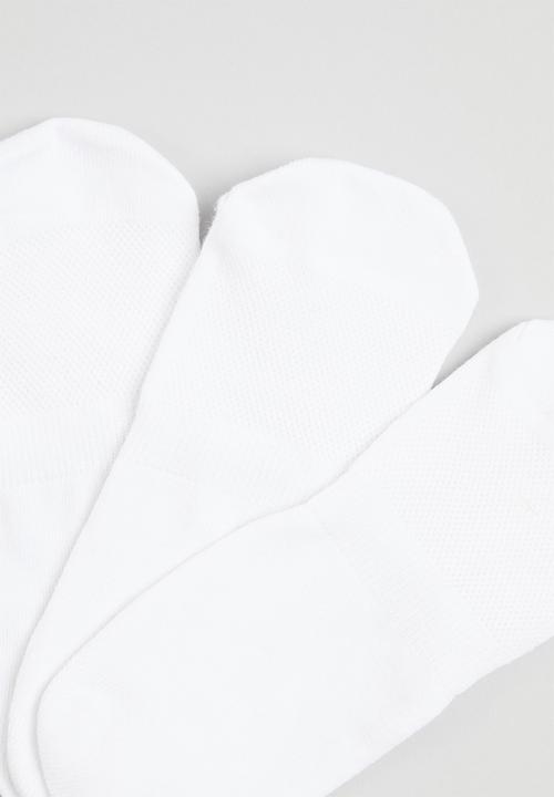 Superbalist - Secret socks 3 pack - white