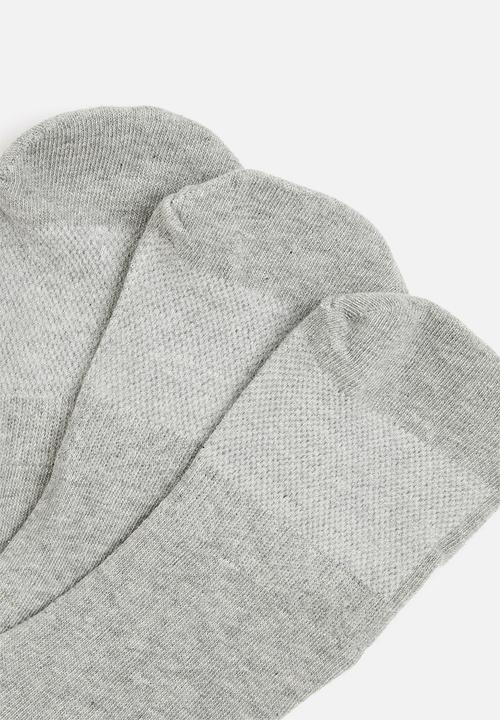 Superbalist - Secret socks 3 pack - grey