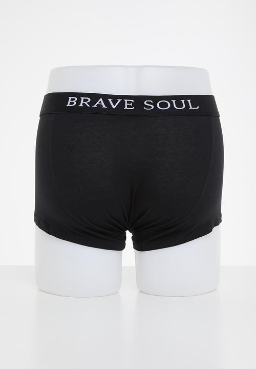 Brave Soul - Joshuab 2 pack boxer briefs - black