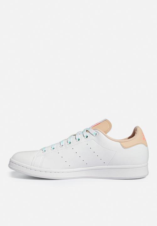 adidas Originals - Stan smith- footwear white/halo blush/acid red