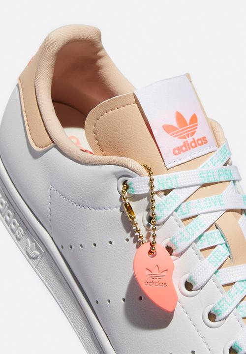 adidas Originals - Stan smith- footwear white/halo blush/acid red
