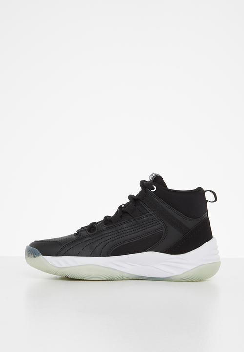 PUMA - Rebound future evo jr - puma black-puma white-puma silver