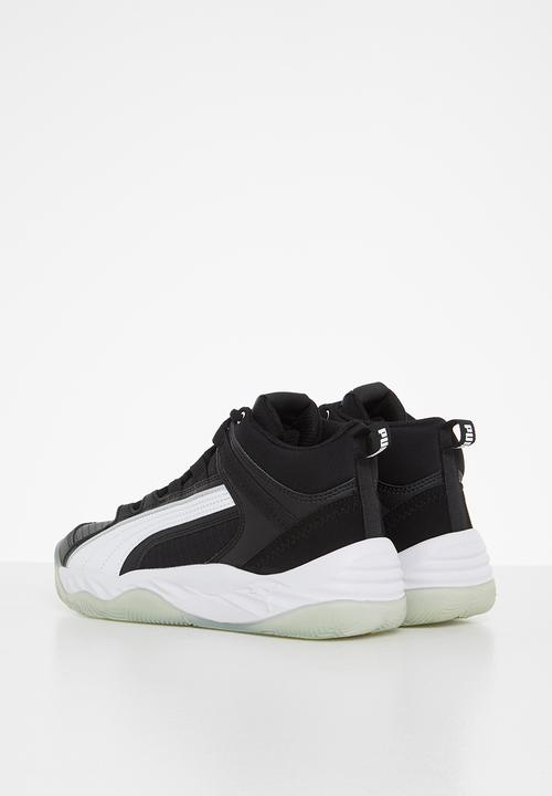 PUMA - Rebound future evo jr - puma black-puma white-puma silver