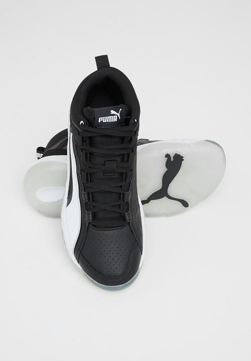 PUMA - Rebound future evo jr - puma black-puma white-puma silver