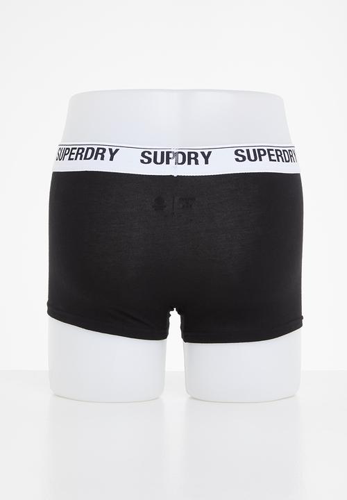 Superdry. - Trunk multi triple pack - optic black