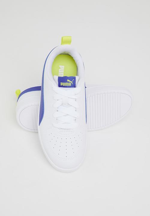 PUMA - Puma rickie ps - puma white-dazzling blue-nrgy yellow
