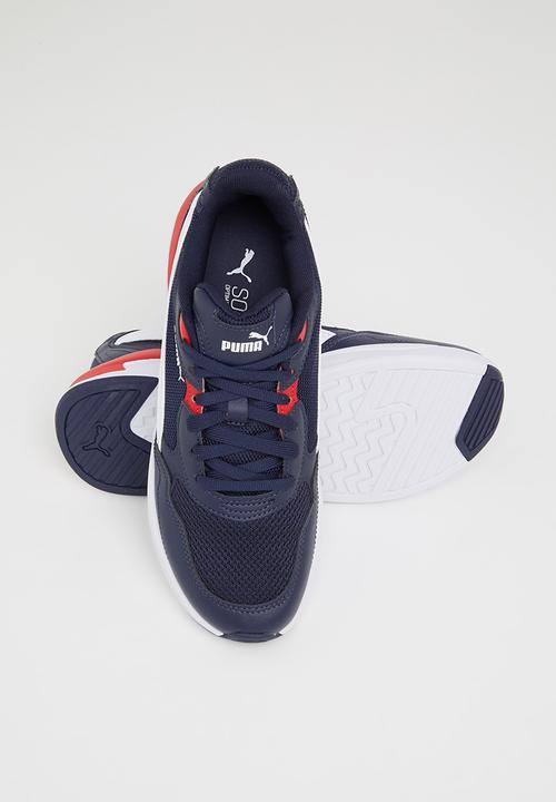 PUMA - X-ray speed lite jr - peacoat-puma white-high risk red