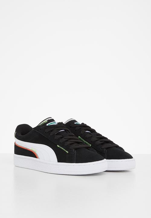 PUMA - Suede displaced jr - black & white