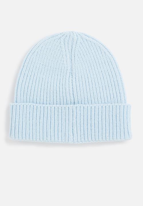 The North Face - Tnf logo box cuffed beanie - beta blue