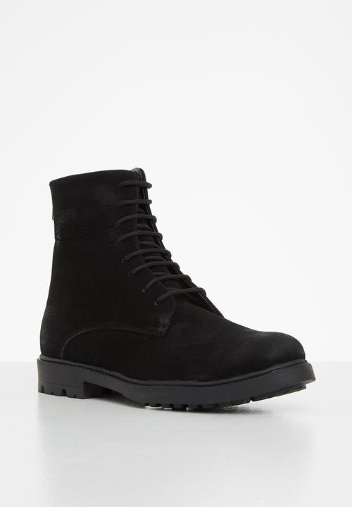 STYLE REPUBLIC - Luke lace-up boot - black